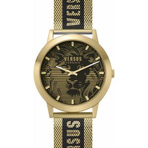 Sale! Versace Men's Versace Gold Black Watch